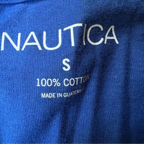 😊 3/$30 Men’s Nautica Blue Tshirt NWT🏷 Size Small - Picture 6 of 7